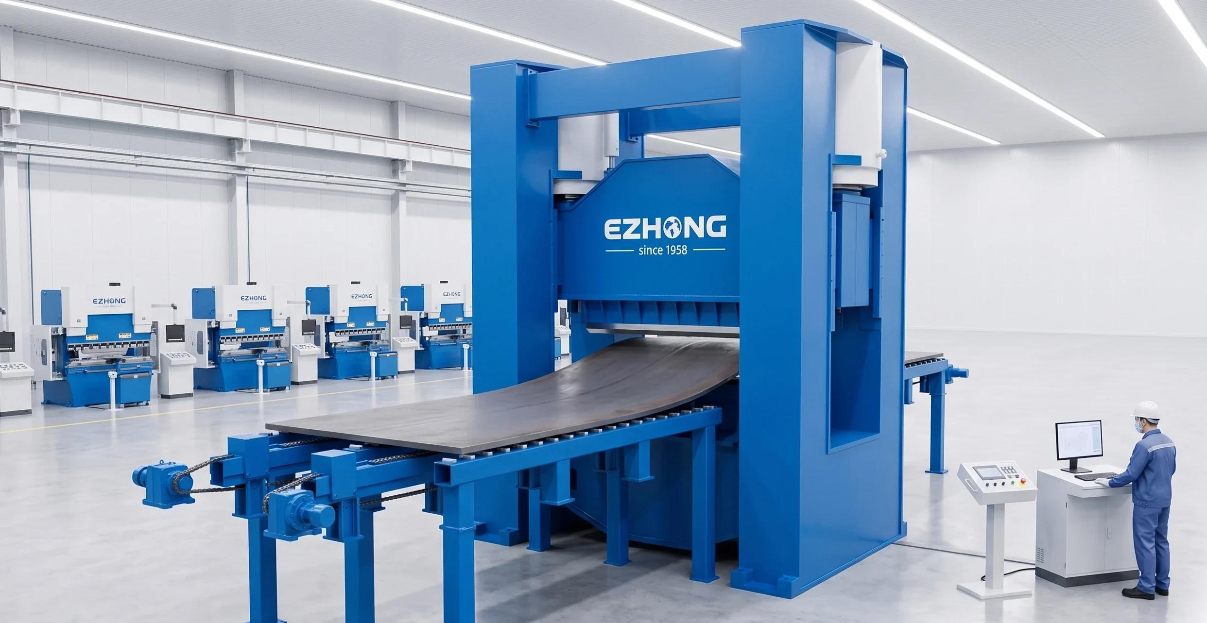 آلات الضغط الهيدروليكية EZHONG ؟ مكبس محور أفقي ومعدات الضغط الدقيقة لإطار C تعمل